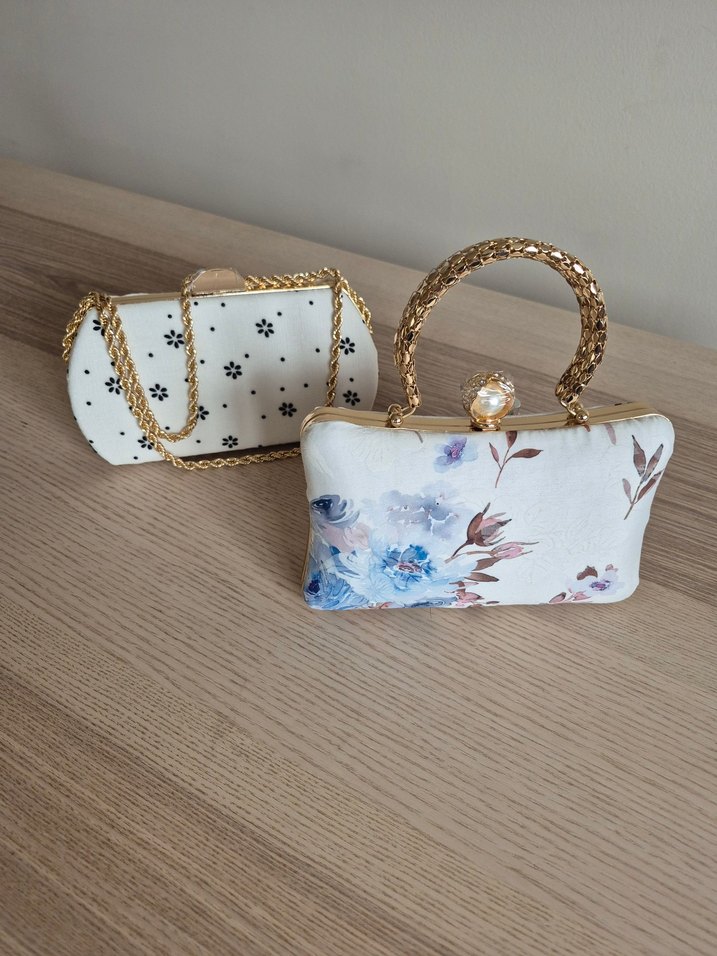 İnci Detaylı Çiçek Desenli Bohem Kadın Çanta - Görsel 4