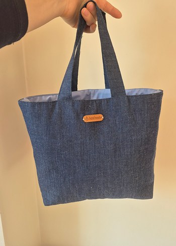 Kot Kumaş Fermuarlı Makyaj Çantası - Görsel 5