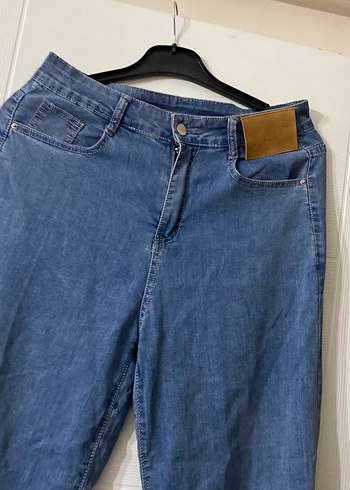 Diğer Mavi Regular Fit Midi Kot Pantolon