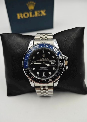 Rolex Erkek Mavi Klasik Biker Kol Saati