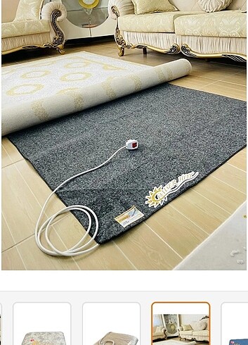 OMSERHOT 100×300cm KEÇELİ HALI ALTI ISTICI YERDEN ISTMA 
