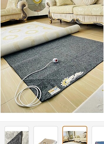 OMSERHOT 150×120cm KEÇELİ HALI ALTI ISTICI YERDEN ISTMA 