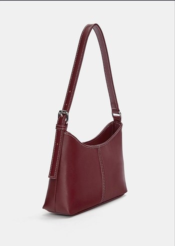 Pull and Bear Pull Bear Bordo Minimal Omuz Cantasi