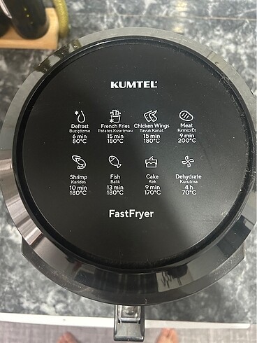 Kumtel Digital Fastfryer ( Yağsız Fritöz Airfryer )