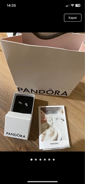 Pandora sonsuzluk küpesi