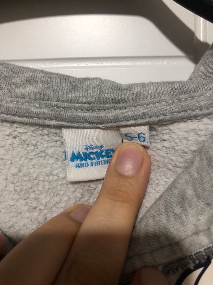 Unisex Gri çocuk kapüşonlu hırka - Görsel 3