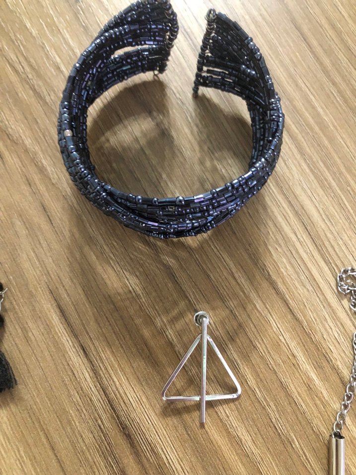 Bohem Tarzı Boncuklu Kadın Takı Seti küpe yüzük bileklik kolye - Görsel 3