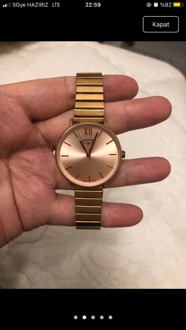 Zara koton DeFacto LCW #zara Klasik Kadın Saati Polo marka - Görsel 2