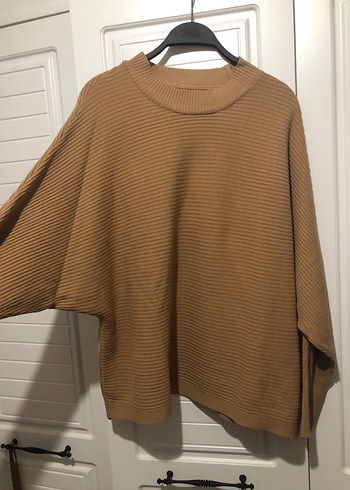 Bej Kadın Yün Triko Kazak DeFacto koton zara LCW H&M - Görsel 2