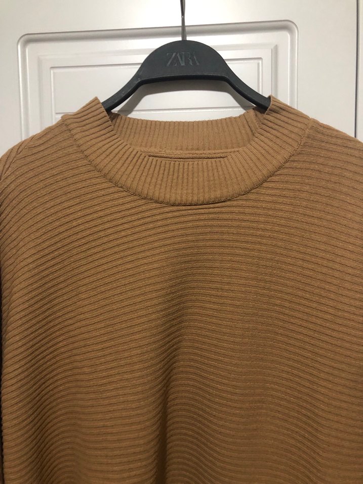 Bej Kadın Yün Triko Kazak DeFacto koton zara LCW H&M - Görsel 5