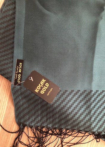 ŞAL Kadın Turkuaz Piliseli Saten Şal - Görsel 6