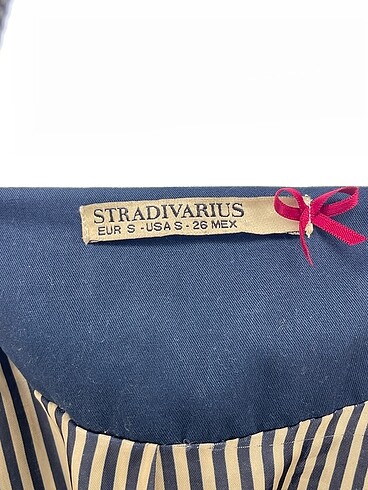 s Beden lacivert Renk Stradivarius Trenchcoat %70 İndirimli.