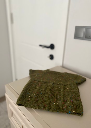 Tatlımı tatlı yandan düğmeli kız bebek yeleği - Görsel 6