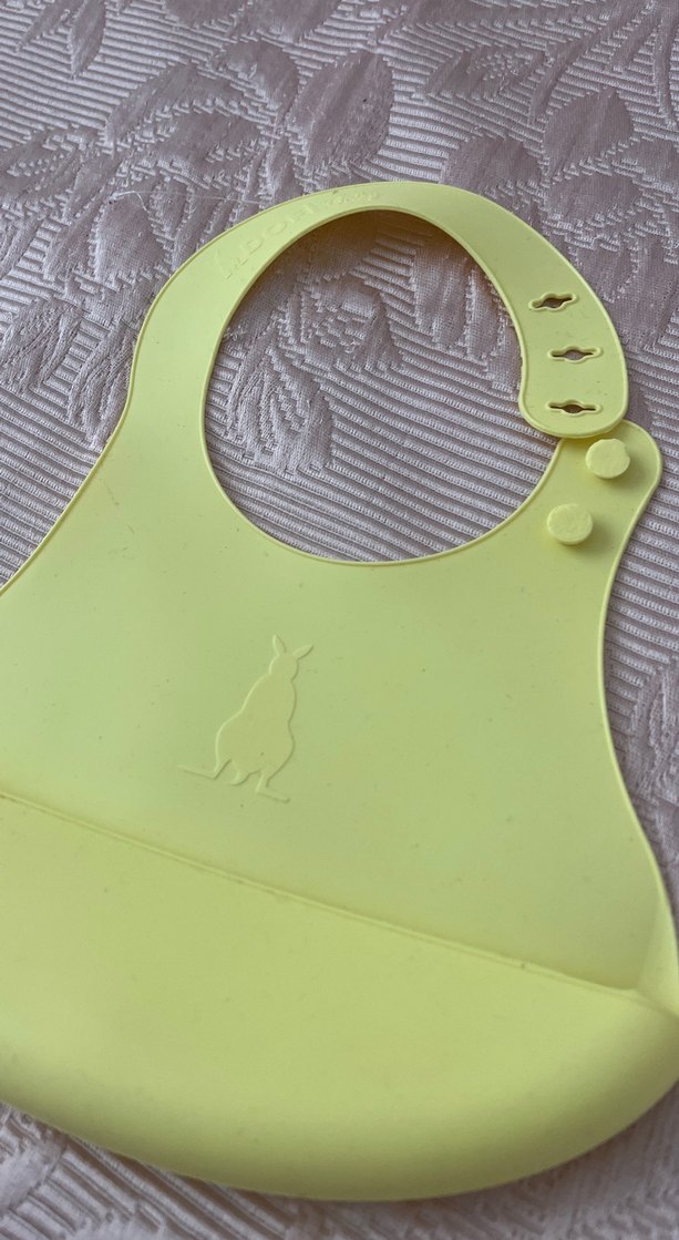 Pastel Sarı Bebek Mama Önlüğü - Görsel 3