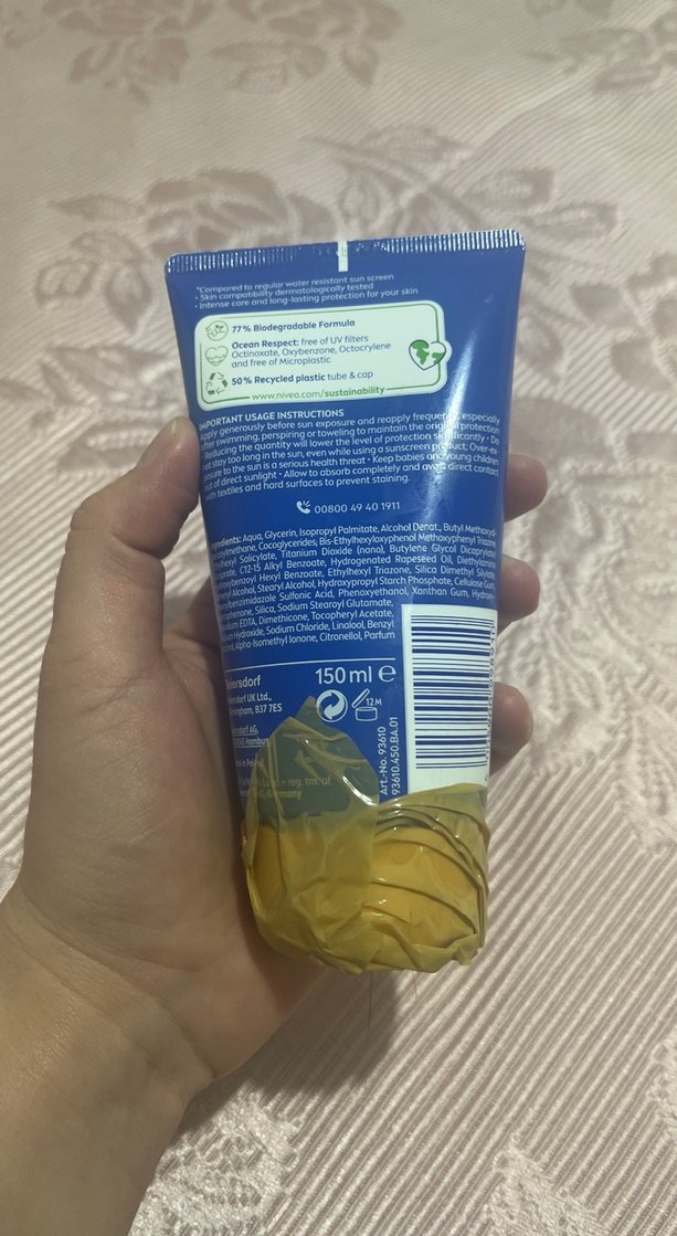 NIVEA Güneş Koruyucu SPF 50+ Ultra Nemlendirici - Görsel 3