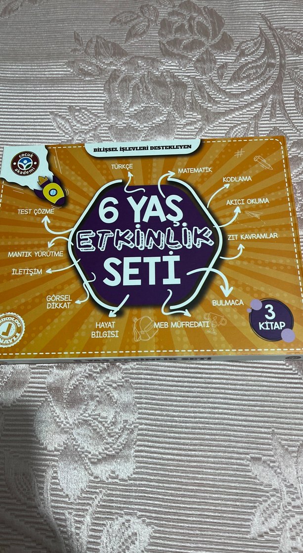 6 Yaş Etkinlik Seti - 3 Kitaplı Eğitim Seti - Görsel 2