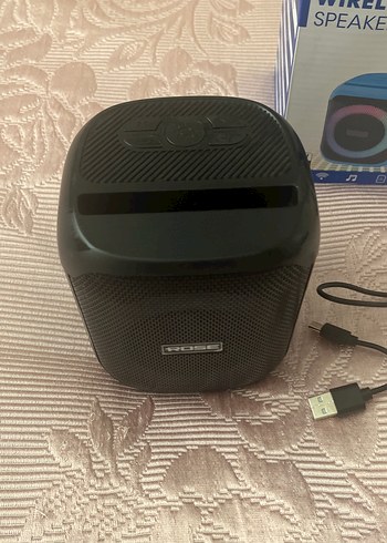 Siyah Rose Bluetooth Hoparlör - Görsel 2