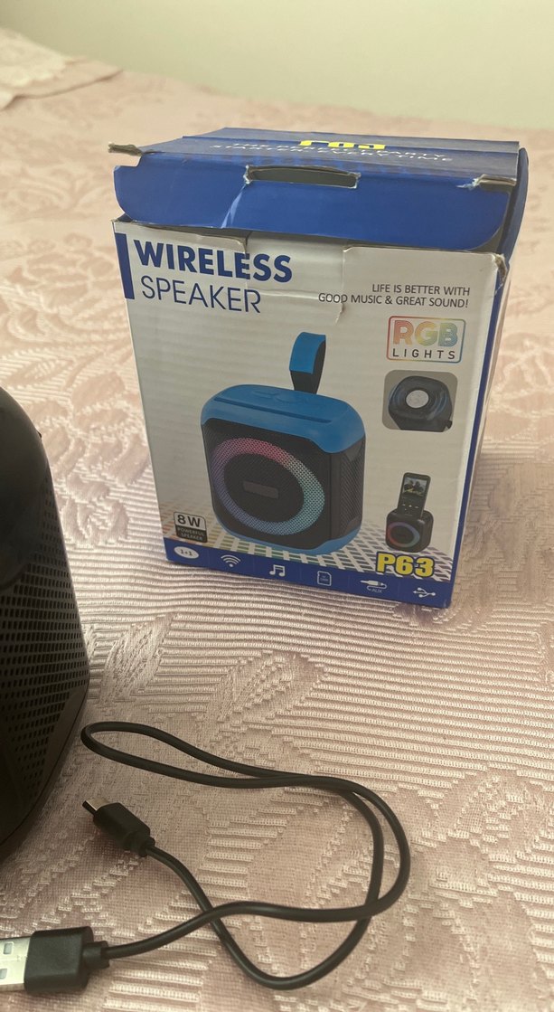 Siyah Rose Bluetooth Hoparlör - Görsel 5