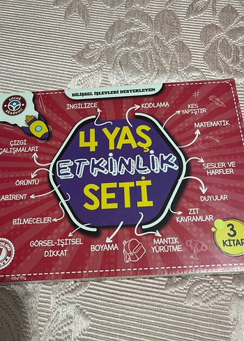 4 Yaş Etkinlik Seti - 3 Kitap - Görsel 2