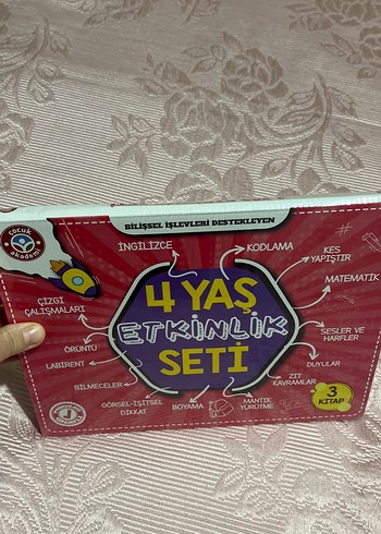 4 Yaş Etkinlik Seti - 3 Kitap - Görsel 3