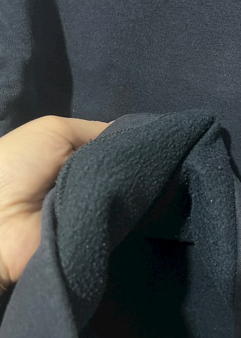 Siyah Oversize Kadın Sweatshirt - Görsel 4