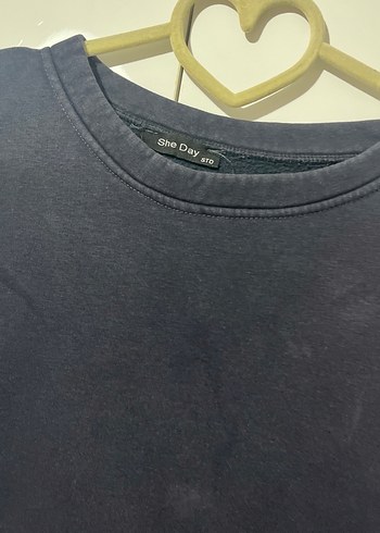 Siyah Oversize Kadın Sweatshirt - Görsel 3