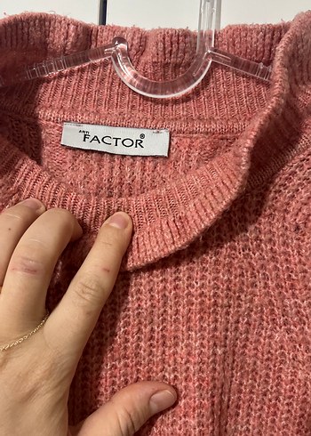 Pudra  Yumuşak Örgü Kadın Kazak - Görsel 4