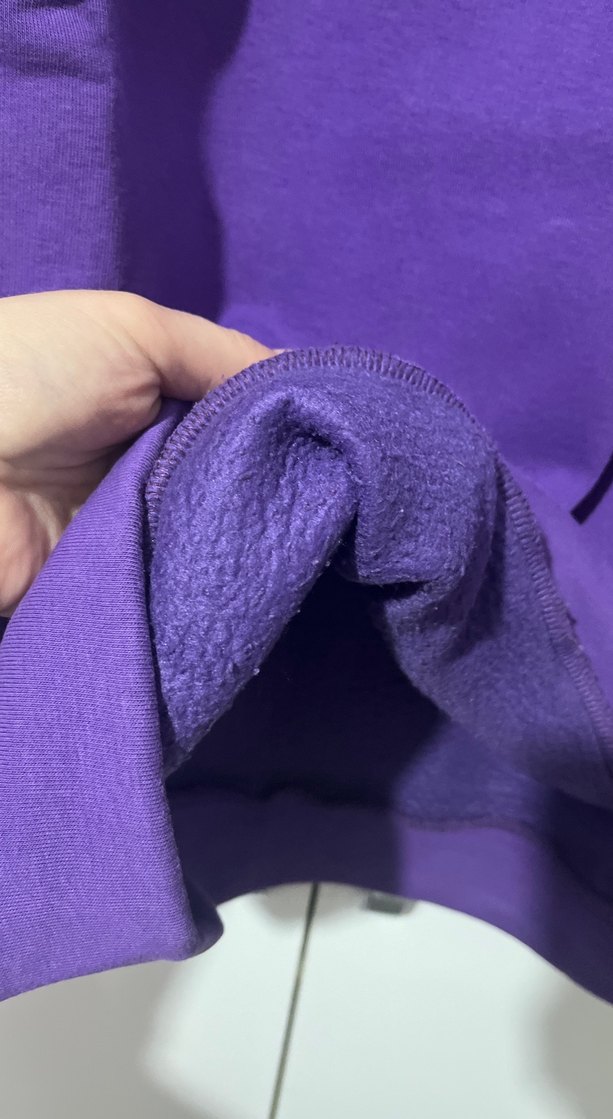 Mor Kadın Bisiklet Yaka Sweatshirt - Görsel 5