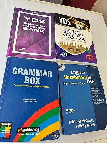 İngilizce yds gramer dil kitapları
