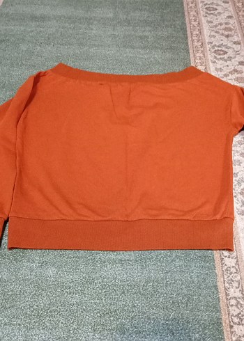 Diğer Kadın Kahverengi Pamuklu Salaş Sweatshirt