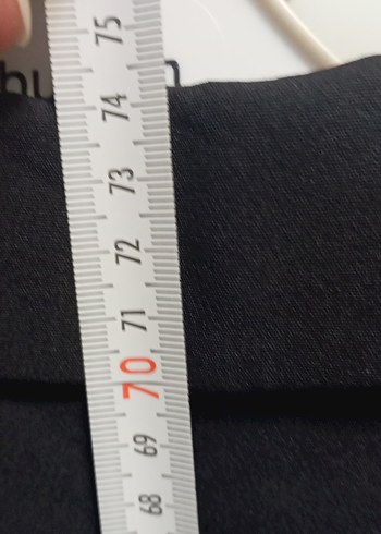 Düğmeli Siyah Midi Kadın Blazer Ceket - Görsel 6