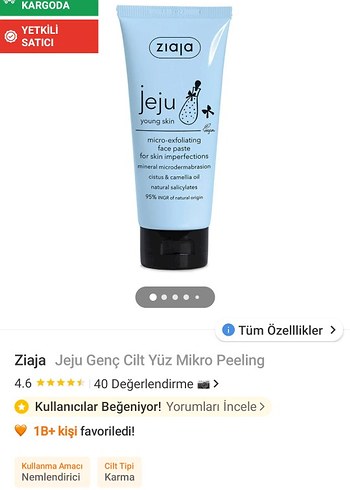 Ziaja Jeju Genç Cilt Mikro Peeling