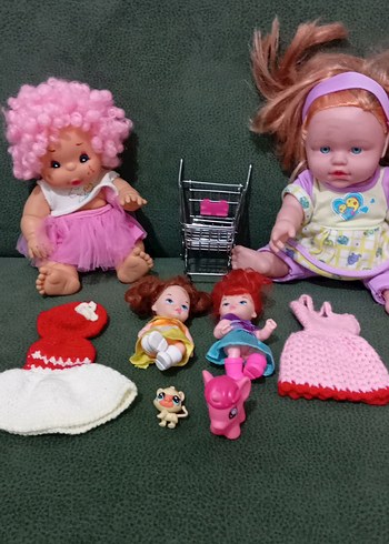 Renkli Bebek ve Aksesuar Seti - Görsel 2