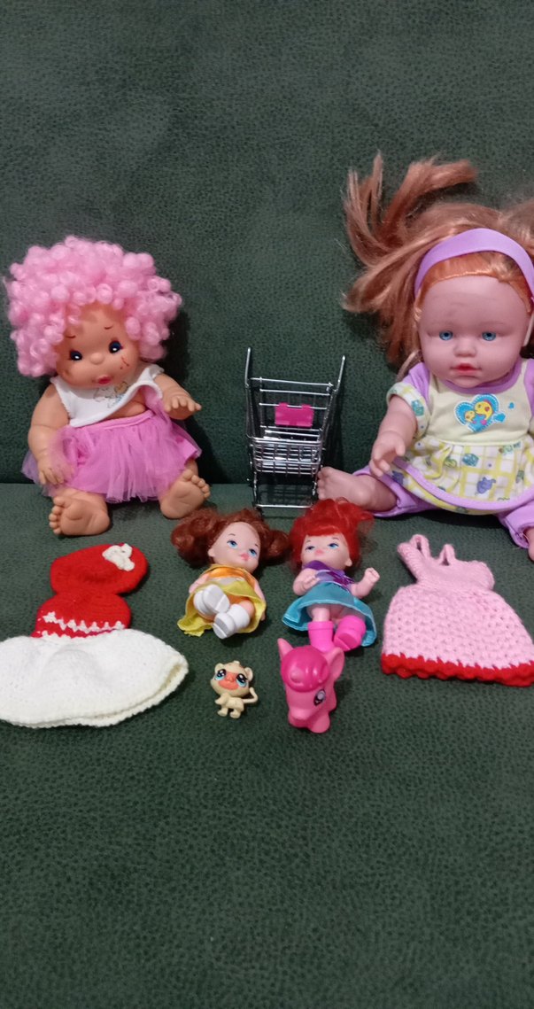 Renkli Bebek ve Aksesuar Seti - Görsel 2