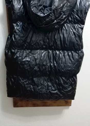 Siyah Deri Kemerli Kolsuz Mini Yelek - Görsel 6