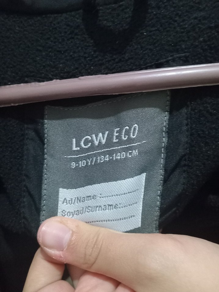 Siyah Fermuarlı Uzun mont - Görsel 5