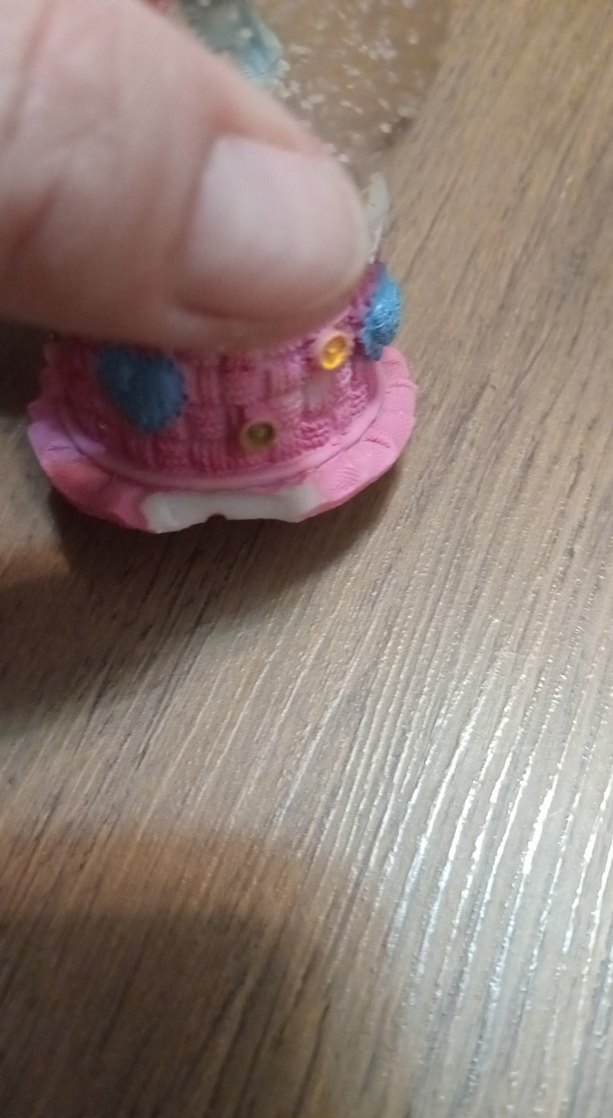 Pembe Pastel Figürlü Kar Küresi - Görsel 5