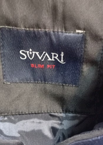 Erkek Mavi Kapitone Fermuarlı Mont - Görsel 6