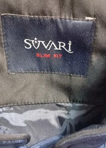 Erkek Mavi Kapitone Fermuarlı Mont - Görsel 5