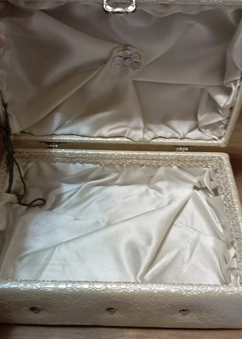 Beyaz Makyaj Organizer Kutusu - Görsel 3