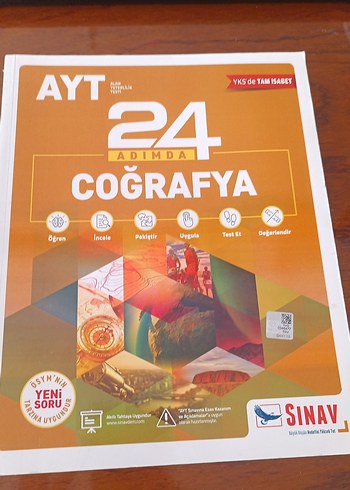 AYT Coğrafya 24 Adımda Soru Bankası