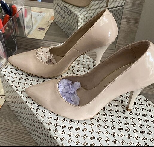 Somon rengi stiletto