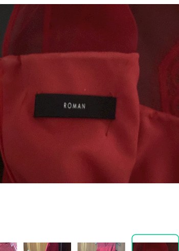 Roman Marka Kirmizi Roman Elbise