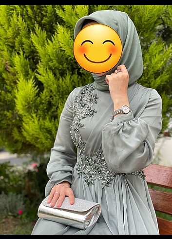 Tesettür abiye elbise 