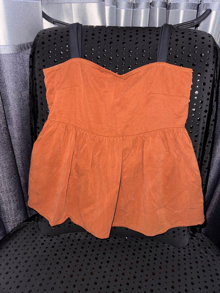 Kahverengi Süet Askısız Kız Yeleği - Görsel 5