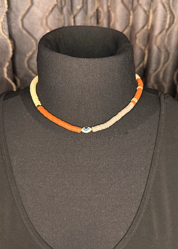 Bohem Çok Renkli Boncuklu Mini Kolye - Görsel 2