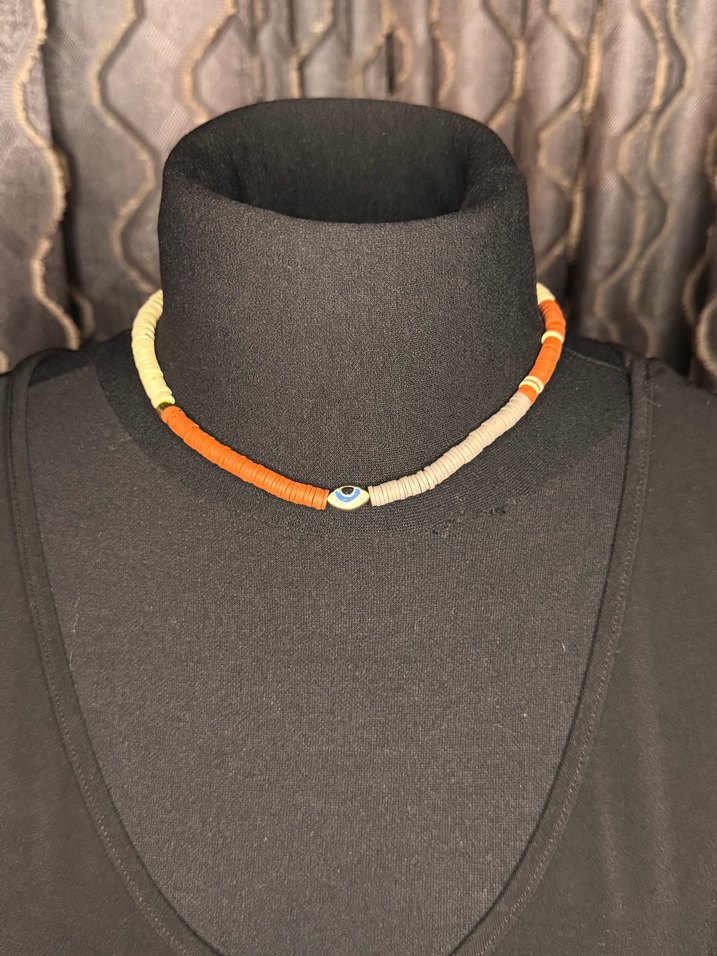 Bohem Çok Renkli Boncuklu Mini Kolye - Görsel 2