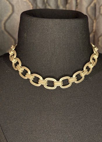 Kısa Zincir Detaylı Kolye - Görsel 5