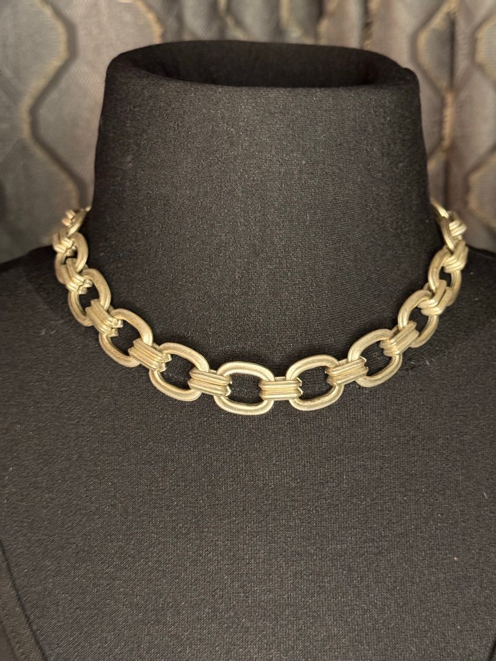 Kısa  Zincir Detaylı  Kolye - Görsel 5