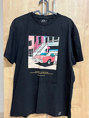 Bershka oversized baskılı tişört